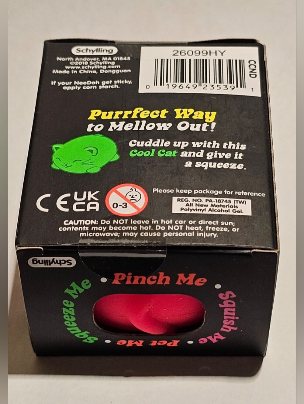 NeeDoh Cool Cats Hot Pink New in Box Sealed. Fair Reselling Price - Picture 2 of 2